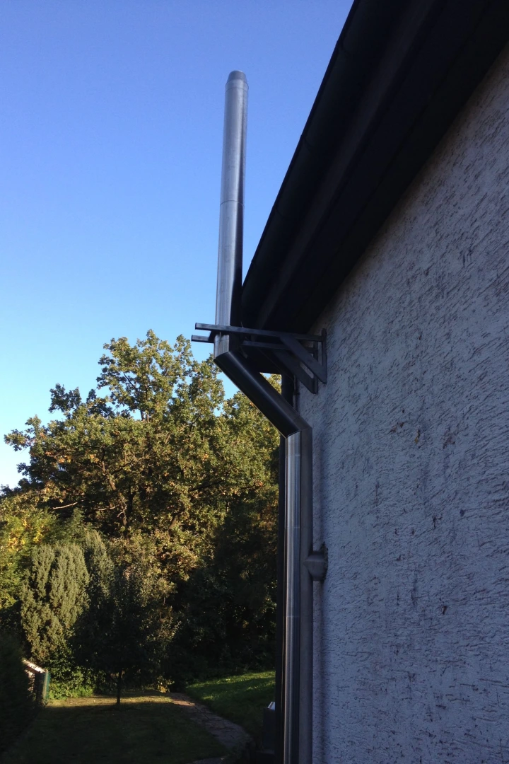 Referenzprojekt Wohnhaus, Kärnten: Edelstahl-Abgasanlage von eka Riedler (Bild 1 von 3)